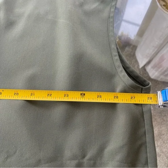 Figs Women Scrub Top 2XL XXL Green Rafaela Oversized Sleeveless Nurse WXXSW1003 - Picture 5 of 8